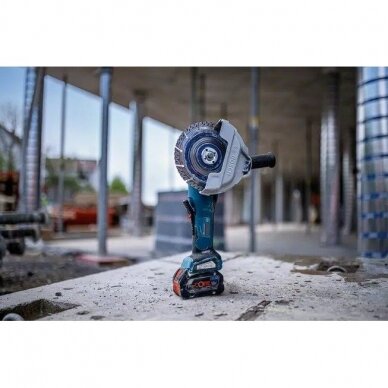 Kampinis šlifuoklis Bosch GWS 18V-180 P Professional, 18 V, (be akum. ir krov.) 06019H6L01 2 Kampinis šlifuoklis Bosch GWS 18V-180 P Professional, 18 V, (be akum. ir krov.) 06019H6L01 2