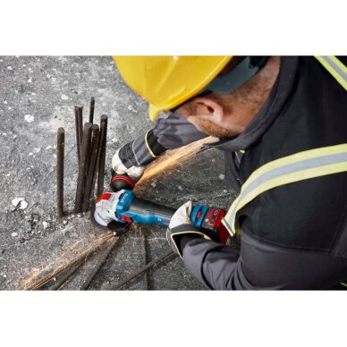 Akum. kampinis šlifuoklis Bosch GWX 18V-11 S 125mm, 18V (be akum. ir krov.) 06019N4200 3 Akum. kampinis šlifuoklis Bosch GWX 18V-11 S 125mm, 18V (be akum. ir krov.) 06019N4200 3