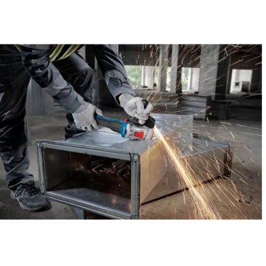 Akumuliatorinis kampinis šlifuoklis Bosch GWX 18V-8 125mm, 18V (be akum. ir krov.) 06019N9100 1 Akumuliatorinis kampinis šlifuoklis Bosch GWX 18V-8 125mm, 18V (be akum. ir krov.) 06019N9100 1