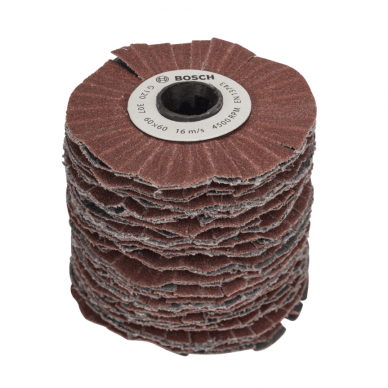 Šlifavimo lankstus diskas Bosch PRR 250, 60mm, 120 Šlifavimo lankstus diskas Bosch PRR 250, 60mm, 120