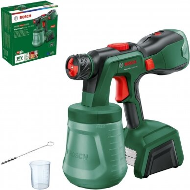 Akumuliatorinis dažų purkštuvas Bosch Universal Spray18V-300, 0603208100 (be akum. ir krov.) Akumuliatorinis dažų purkštuvas Bosch Universal Spray18V-300, 0603208100 (be akum. ir krov.)