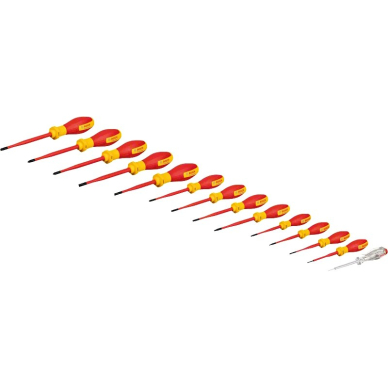 Atsuktuvų komplektas Bosch VDE 1600A02NF9, 14 vnt. 1 Atsuktuvų komplektas Bosch VDE 1600A02NF9, 14 vnt. 1