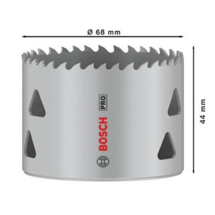 Gręžimo karūna Bosch HSS-Bimet. 68 mm, 2608901523