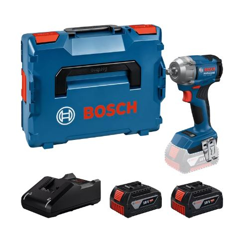 Akumuliatorinis veržliasukis Bosch GDS 18V-350, 18V, 2x4.0Ah, 06019M5022 Akumuliatorinis veržliasukis Bosch GDS 18V-350, 18V, 2x4.0Ah, 06019M5022