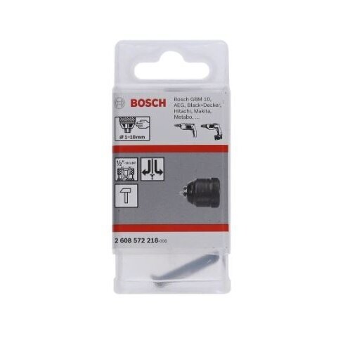 Greitos fiksacijos griebtuvas Bosch, 1-10 mm, 1/2''-20 1 Greitos fiksacijos griebtuvas Bosch, 1-10 mm, 1/2''-20 1