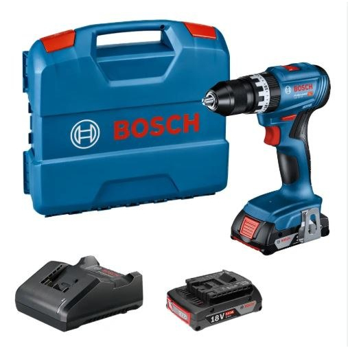 Akum. suktuvas-gręžtuvas Bosch GSB 18V-65, 18V, 2x2.0 Ah, 06019N3100 Akum. suktuvas-gręžtuvas Bosch GSB 18V-65, 18V, 2x2.0 Ah, 06019N3100
