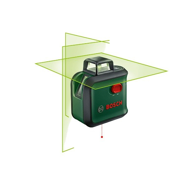 Kryžminis lazerinis nivelyras Bosch Advanced Level 360, 0603663B06 1 Kryžminis lazerinis nivelyras Bosch Advanced Level 360, 0603663B06 1