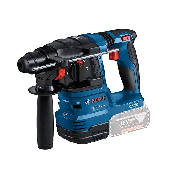 Akumuliatorinis perforatorius Bosch GBH 18V-22, 18V (be akum. ir krov.) LB 0611924004