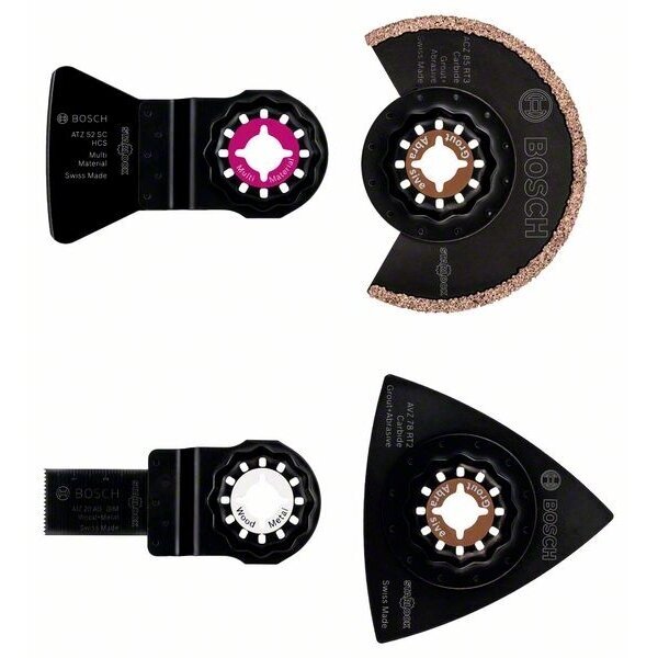 Priedų rinkinys Bosch 4 dalių STARLOCK kompl. Tiling 2608661695 Priedų rinkinys Bosch 4 dalių STARLOCK kompl. Tiling 2608661695