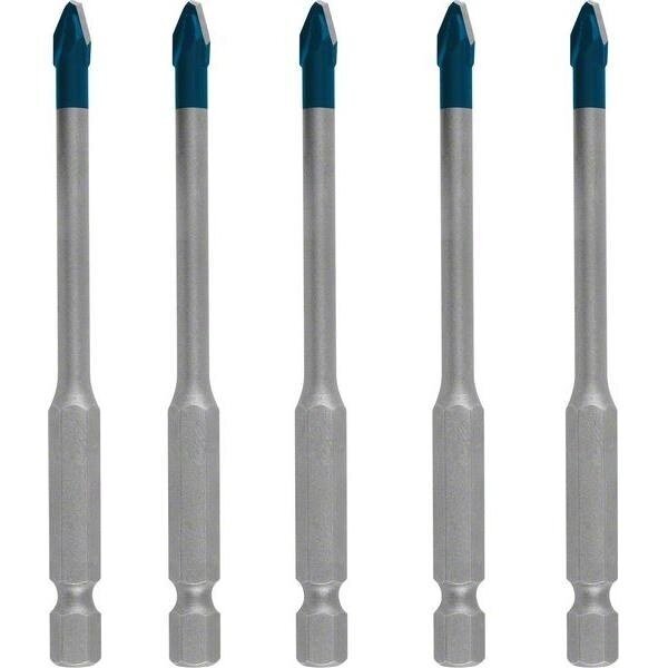 Grąžtas plytelėms Bosch, 5,0x90 mm, 5 vnt., 2608900598