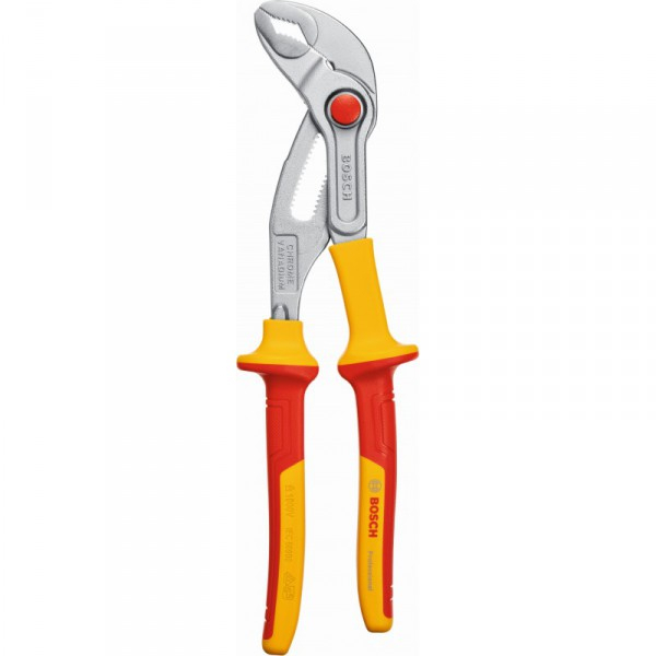 Santechninės replės Bosch VDE 1600A02NE5, 250mm Santechninės replės Bosch VDE 1600A02NE5, 250mm