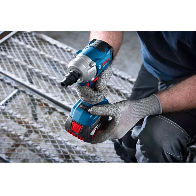 Akumuliatorinis veržliasukis Bosch GDS 18V-350, 18V, 2x4.0Ah, 06019M5022 3