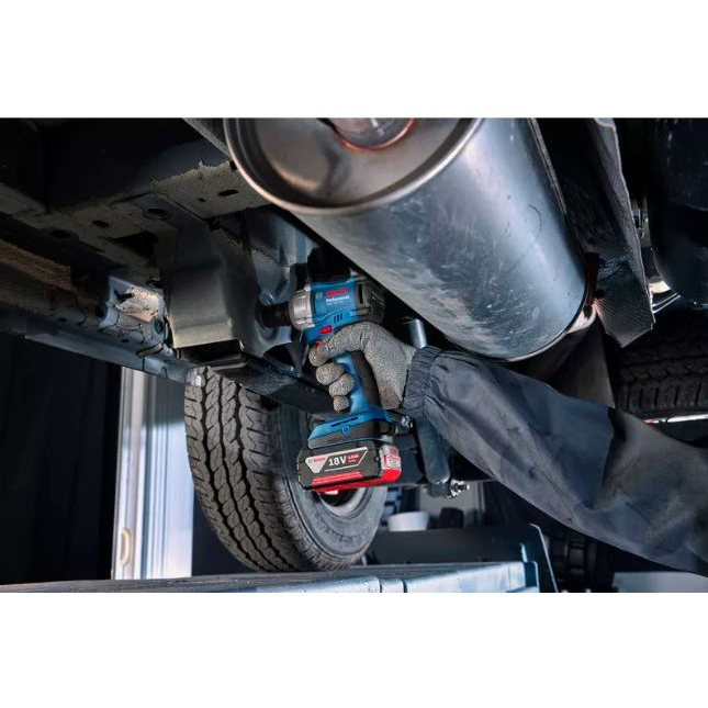 Akumuliatorinis veržliasukis Bosch GDS 18V-350, 18V, 2x4.0Ah, 06019M5022 4