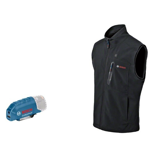 Šildoma liemenė Bosch GHV 12, dydis 3XL, 12 V (be akum. ir krov.) 06188000EF