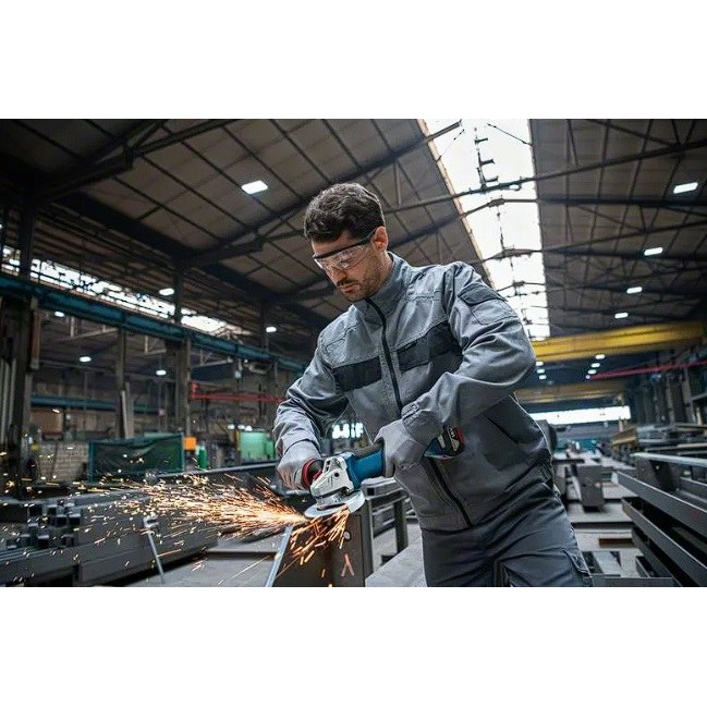 Akumuliatorinis kampinis šlifuoklis Bosch GWS 18V-10 P, 18V (be akum. ir krov.) 06019J4100 2