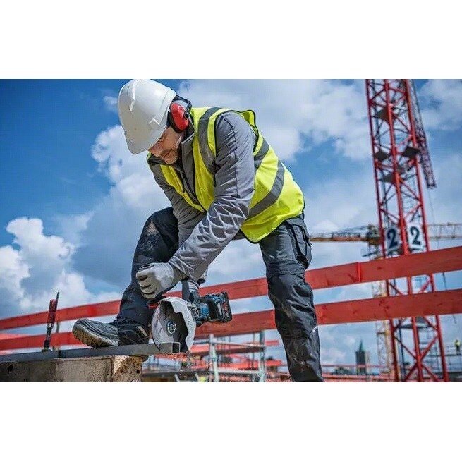 Kampinis šlifuoklis Bosch GWS 18V-180 P Professional, 18 V, (be akum. ir krov.) 06019H6L01 1 Kampinis šlifuoklis Bosch GWS 18V-180 P Professional, 18 V, (be akum. ir krov.) 06019H6L01 1