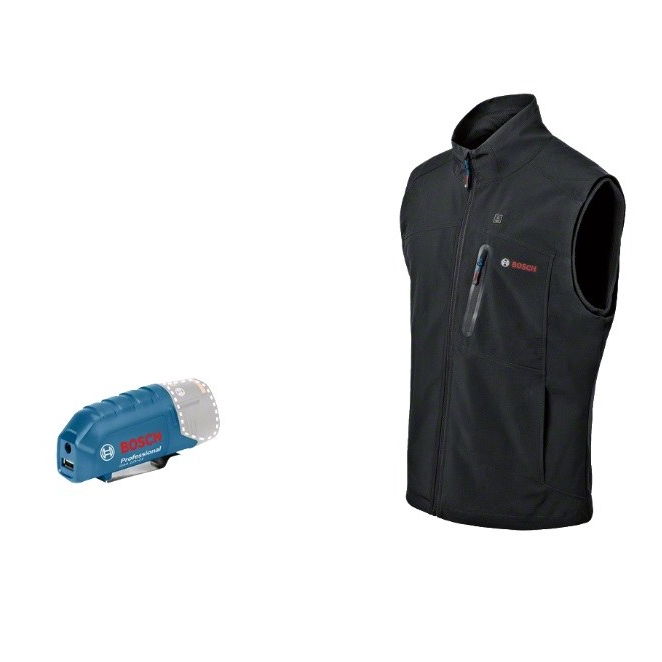 Šildoma liemenė Bosch GHV 12, dydis XL, 12 V (be akum. ir krov.) 06188000ED