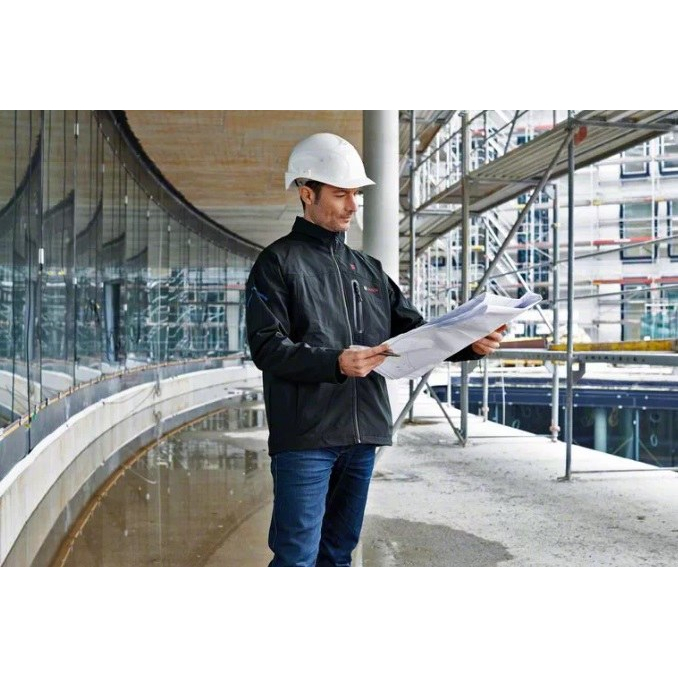 Šildoma striukė Bosch GHJ 12, 18V, S dydis, (be akum. ir krov.) 06188000DX 2