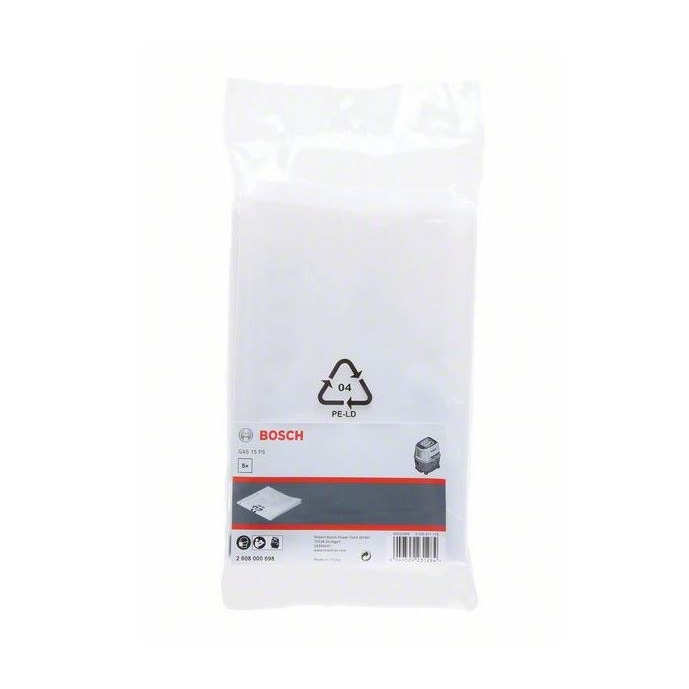 Dulkių maišas Bosch GAS 15 PS, 5 vnt. 2608000698