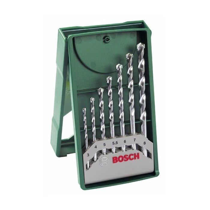 Grąžtų komplektas akmeniui Bosch, 3-8 mm, 7 vnt., 2607019581 Grąžtų komplektas akmeniui Bosch, 3-8 mm, 7 vnt., 2607019581
