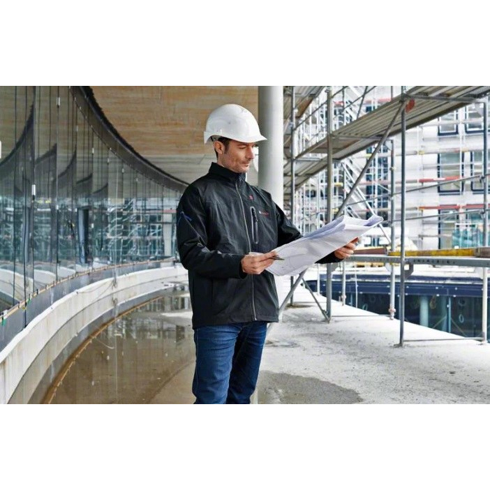 Šildoma striukė Bosch GHJ 12, dydis 2XL, 18 V (be akum. ir krov.) 06188000E1 2