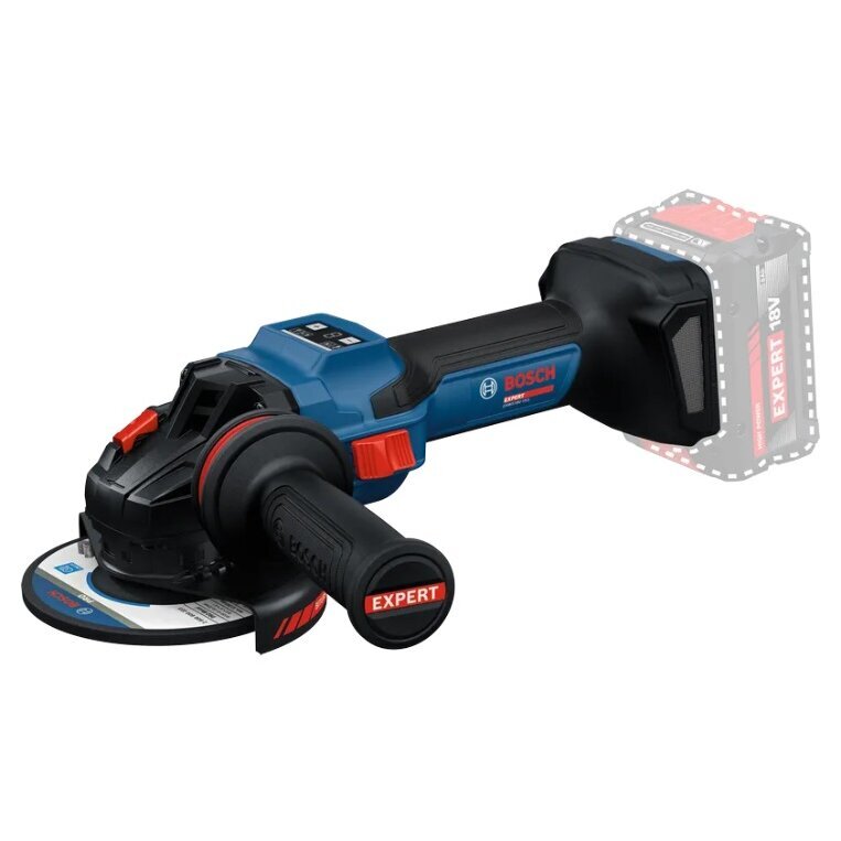 Akum. kampinis šlifuoklis Bosch EXWS18V-15S Solo, LB 06019M6001 1