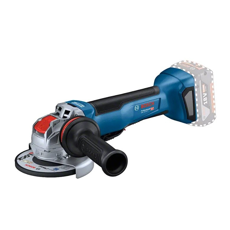 Akum. kampinis šlifuoklis Bosch GWX 18V-10 P, 18V (be akum. ir krov.) 06019J4200