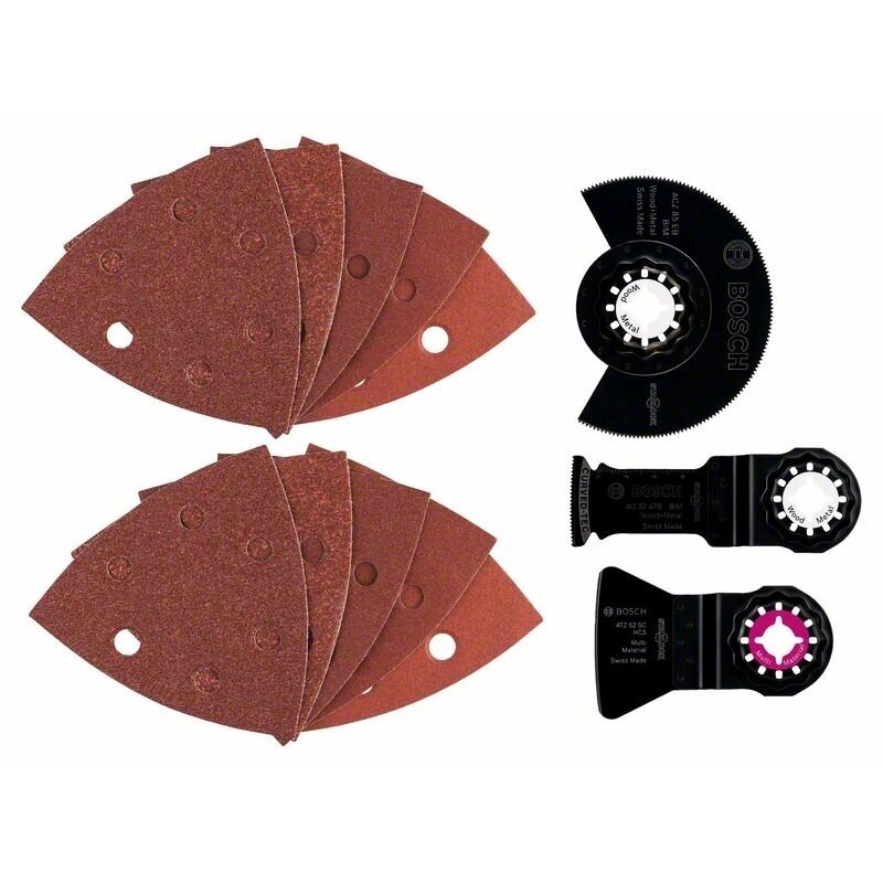 Daugiafunkcinių įrankių priedų rinkinys Bosch STARLOCK All-in-One, 13 dalių (2608661694) Daugiafunkcinių įrankių priedų rinkinys Bosch STARLOCK All-in-One, 13 dalių (2608661694)