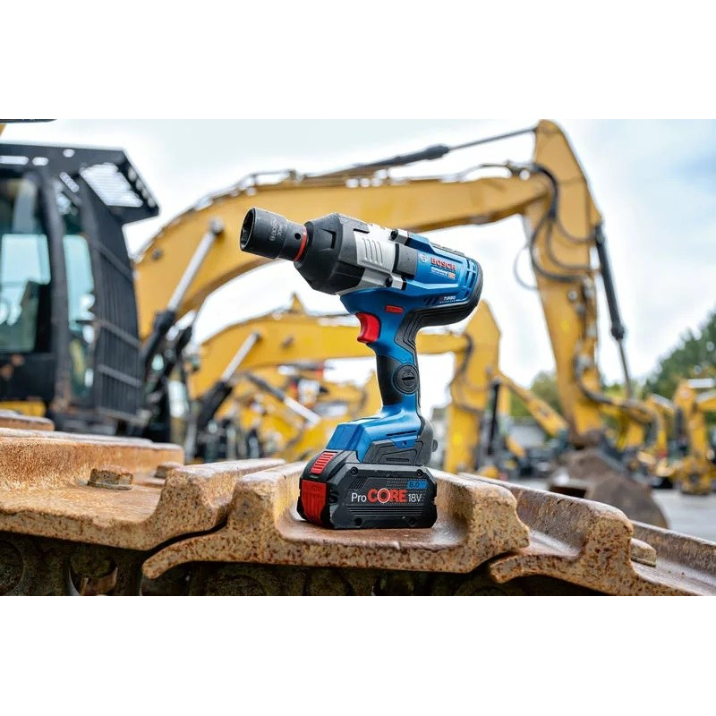 Aakum. smūginis veržliasukis Bosch GDS 18V-1600 HC, 18V, 2x8.0Ah, 06019M1002 1