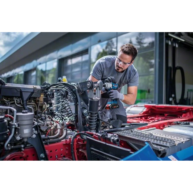 Akum. smūginis veržliasūkis Bosch GDS 18V-450 PC, 18 V (be akum. ir krov.) 06019K4101 3