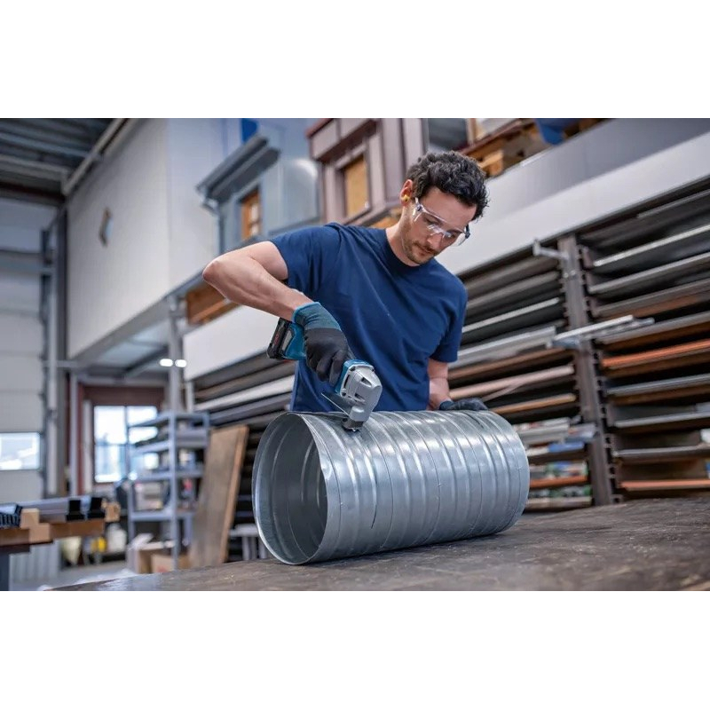 Akumuliatorinės metalo žirklės Bosch GSC 18V-16 E, 18 V, 2x4,0 Ah, 0601926301 1