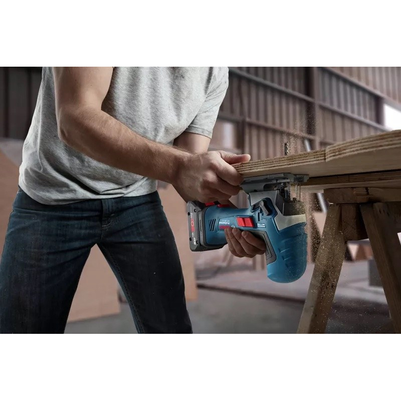 Akumuliatorinis siaurapjūklis Bosch GST 18V-125 S, 18V (be akum. ir krov.) 06015B2001 2