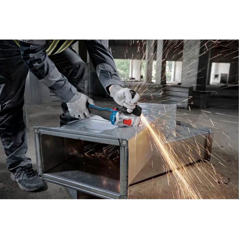 Akumuliatorinis kampinis šlifuoklis Bosch GWX 18V-8 125mm, 18V (be akum. ir krov.) 06019N9101 2