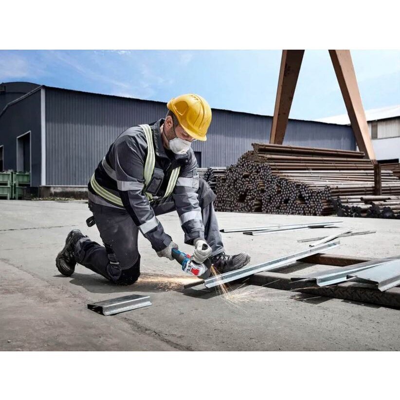 Akumuliatorinis kampinis šlifuoklis Bosch GWX 18V-8 125mm, 18V (be akum. ir krov.) 06019N9101 3 Akumuliatorinis kampinis šlifuoklis Bosch GWX 18V-8 125mm, 18V (be akum. ir krov.) 06019N9101 3