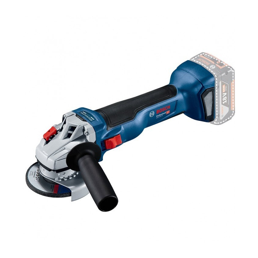 Akumuliatorinis kampinis šlifuoklis Bosch GWS 18V-11, 125mm, 18V (be akum. ir krov.) 06019N4100