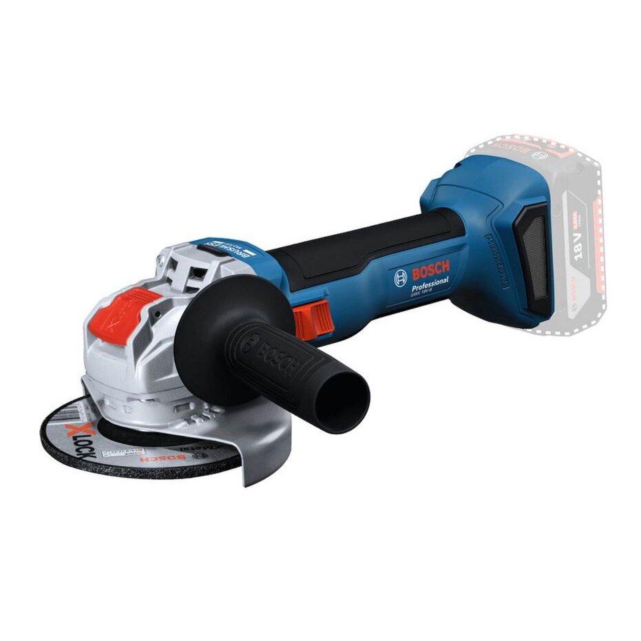 Akumuliatorinis kampinis šlifuoklis Bosch GWX 18V-8 125mm, 18V (be akum. ir krov.) 06019N9101 1