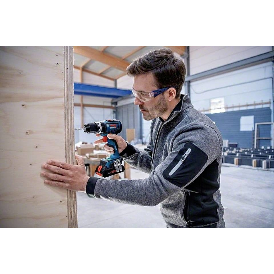 Akum. suktuvas-gręžtuvas Bosch GSB 18V-90 C, 18 V, 2x4,0 Ah, 06019K6104 1