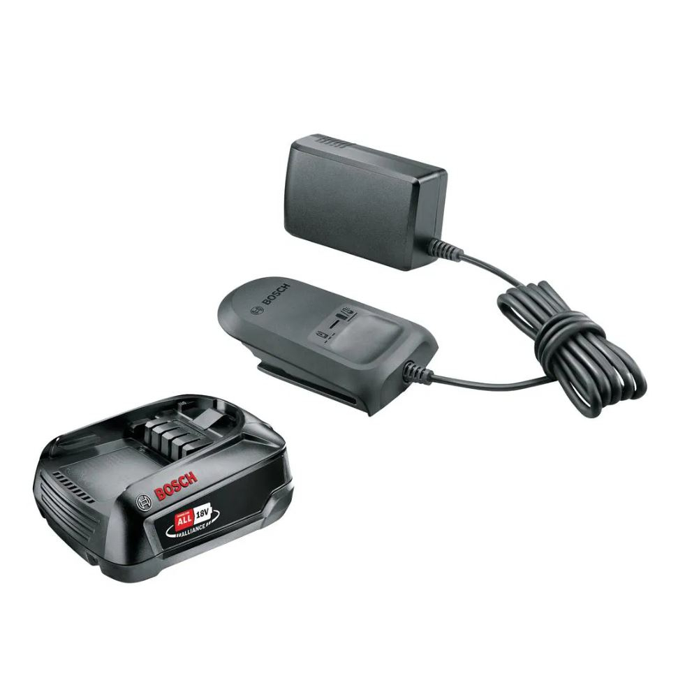 Akum. ir kroviklio rinkinys Bosch Starter Set 18 V, 1x2,5Ah akum., 1600A02625