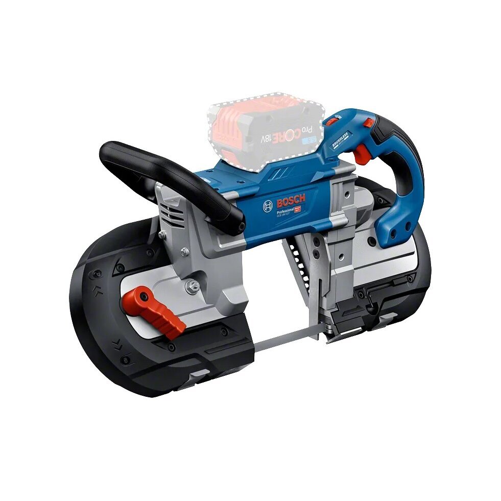 Akum. juostinis pjūklas Bosch GCB 18V-127 Professional, 18 V (be akum. ir krov.) 06012B7000