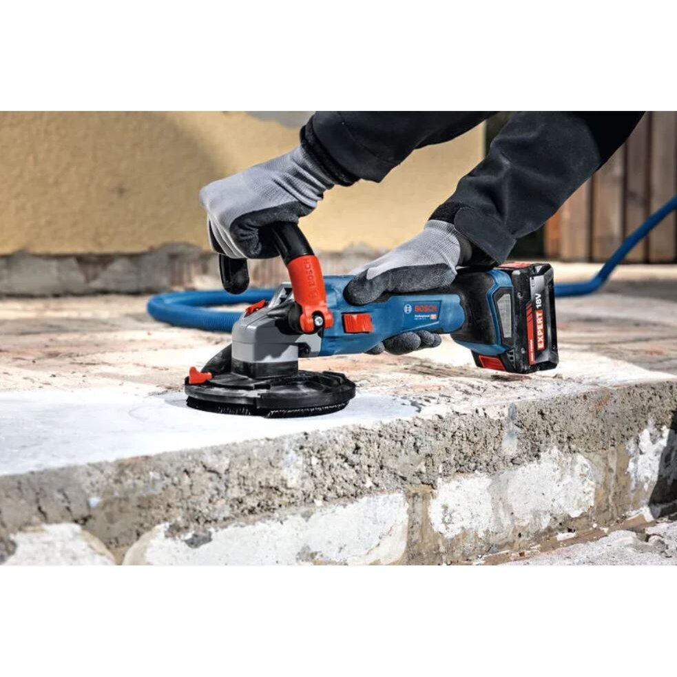 Akumuliatorinis kampinis šlifuoklis Bosch GBR 18V-15 S, 18V, (be akum. ir krov.) 0601776201 2 Akumuliatorinis kampinis šlifuoklis Bosch GBR 18V-15 S, 18V, (be akum. ir krov.) 0601776201 2