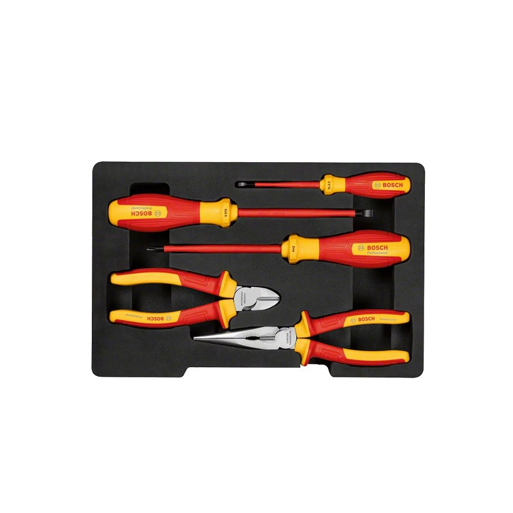 Replių ir atsuktuvų rinkinys Bosch VDE 1600A02NG2, 5 vnt. 1