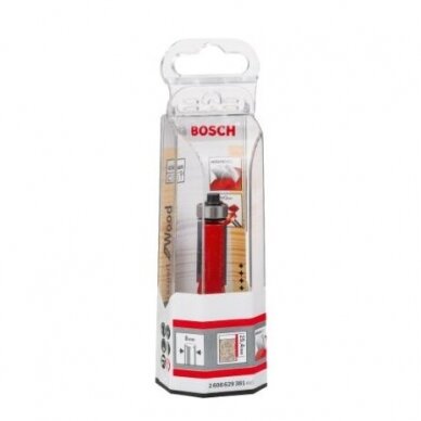 Briaunų apdirbimo freza Bosch, 8 mm, D1 12,7 mm, L 25,4, 2608629381 1