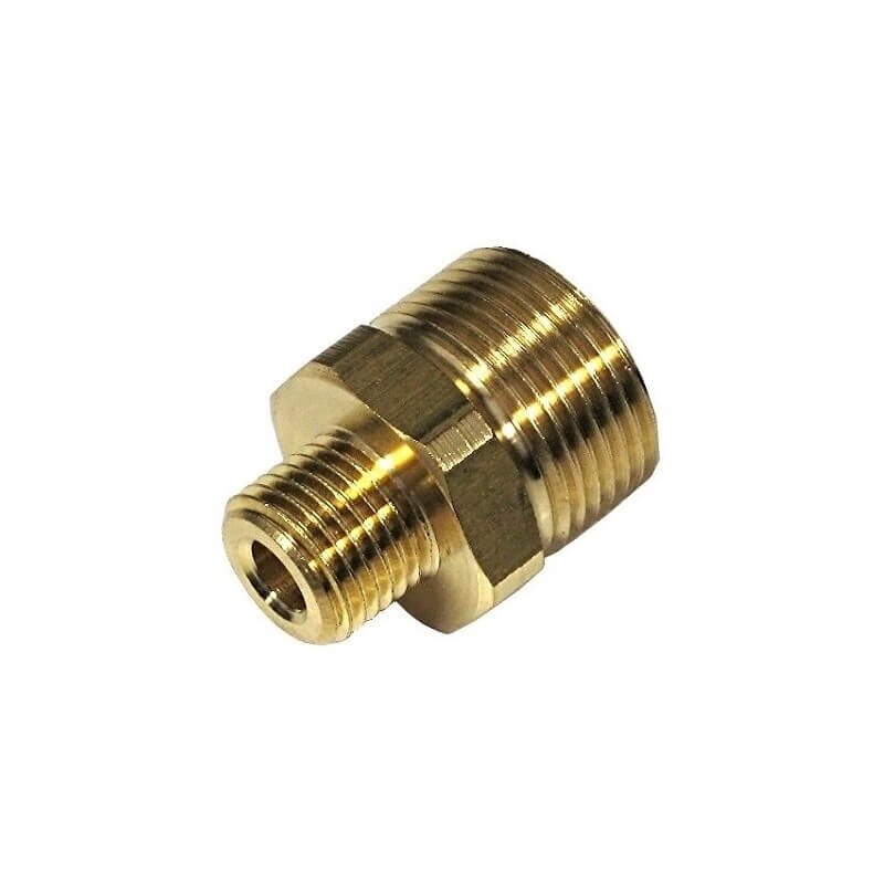 Bronzinis perėjimas R+M iš M22 į 1/4" Bronzinis perėjimas R+M iš M22 į 1/4"