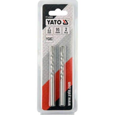 Centravimo grąžtai Yato, 2 vnt 2 Centravimo grąžtai Yato, 2 vnt 2