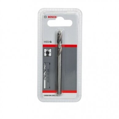 Centravimo grąžtas Bosch HSS-G, Ø9x135mm, 2608596295 1 Centravimo grąžtas Bosch HSS-G, Ø9x135mm, 2608596295 1