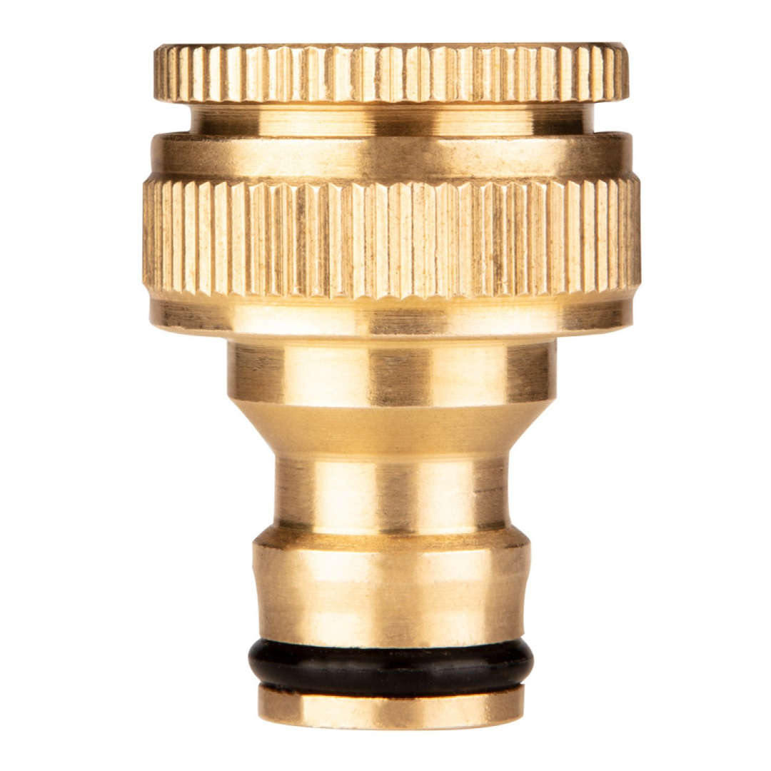 Čiaupo jungtis 1/2„“- 3/4„“, žalvaris 5