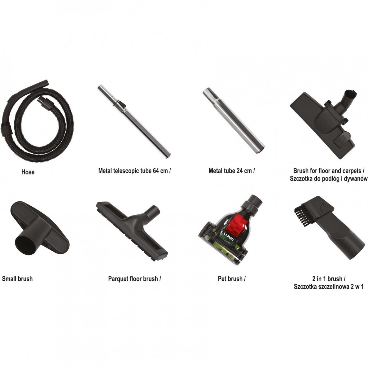 Cikloninis dulkių siurblys LUND 67090, Hepa filtras 7