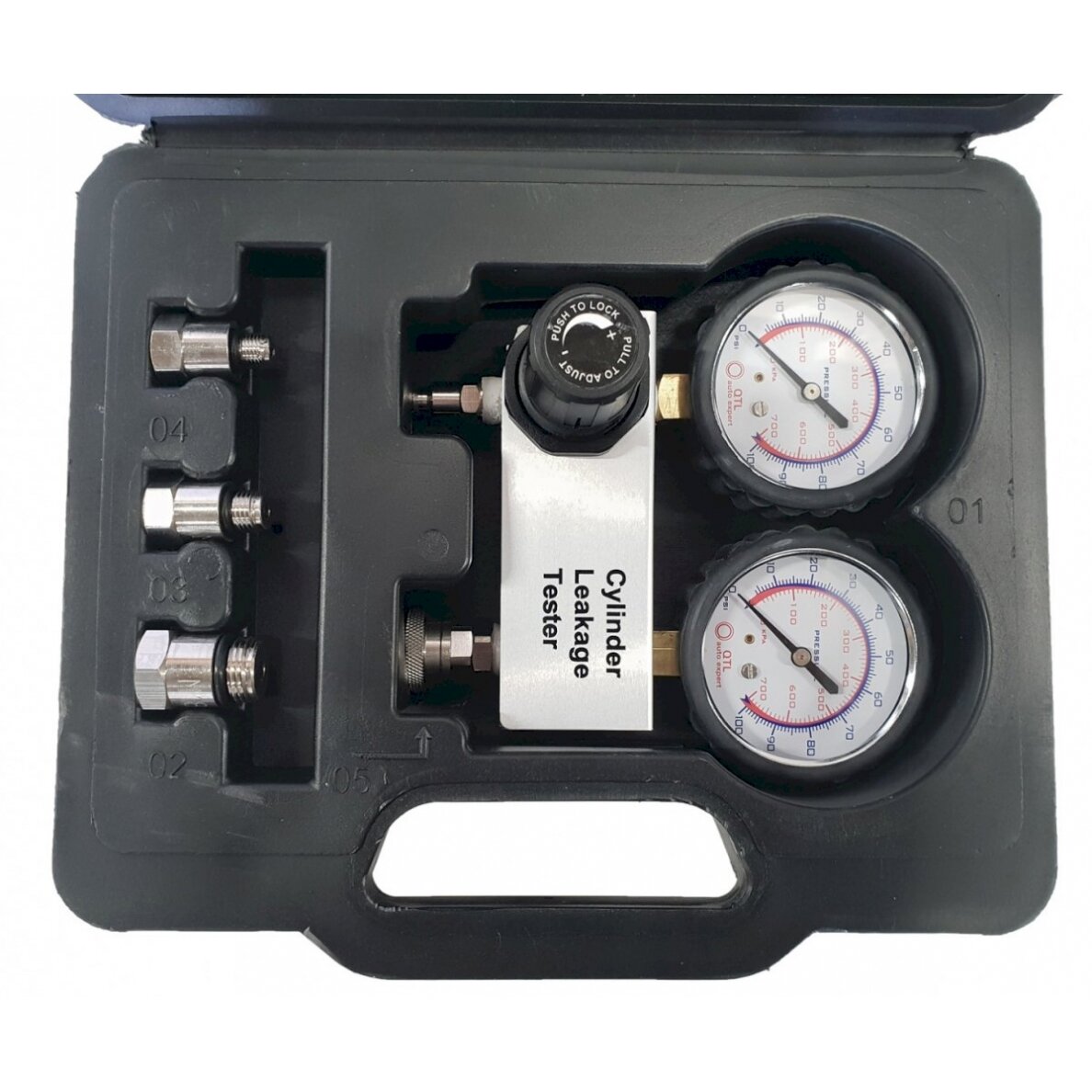 Cilindrų nuotėkio tikrinimo rinkinys | 0-7 BAR (H5609) 1 Cilindrų nuotėkio tikrinimo rinkinys | 0-7 BAR (H5609) 1