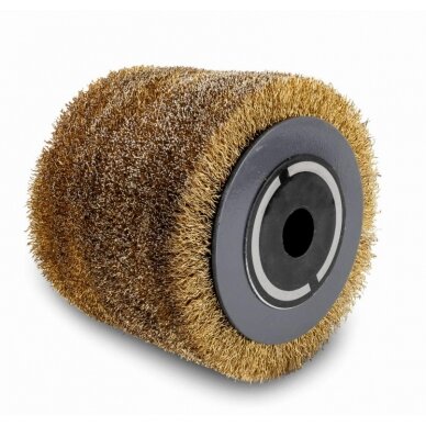 Cilindro formos metalo vielos šepetys Scheppach MRS1300, 125x100 mm Cilindro formos metalo vielos šepetys Scheppach MRS1300, 125x100 mm