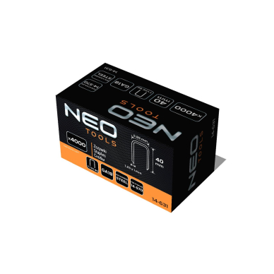 Cinkuotos kabės pneumatiniam segtuvui (14-570), GA18, 90 (4K) tipas, 40 mm ilgio, 4000 s 1 Cinkuotos kabės pneumatiniam segtuvui (14-570), GA18, 90 (4K) tipas, 40 mm ilgio, 4000 s 1